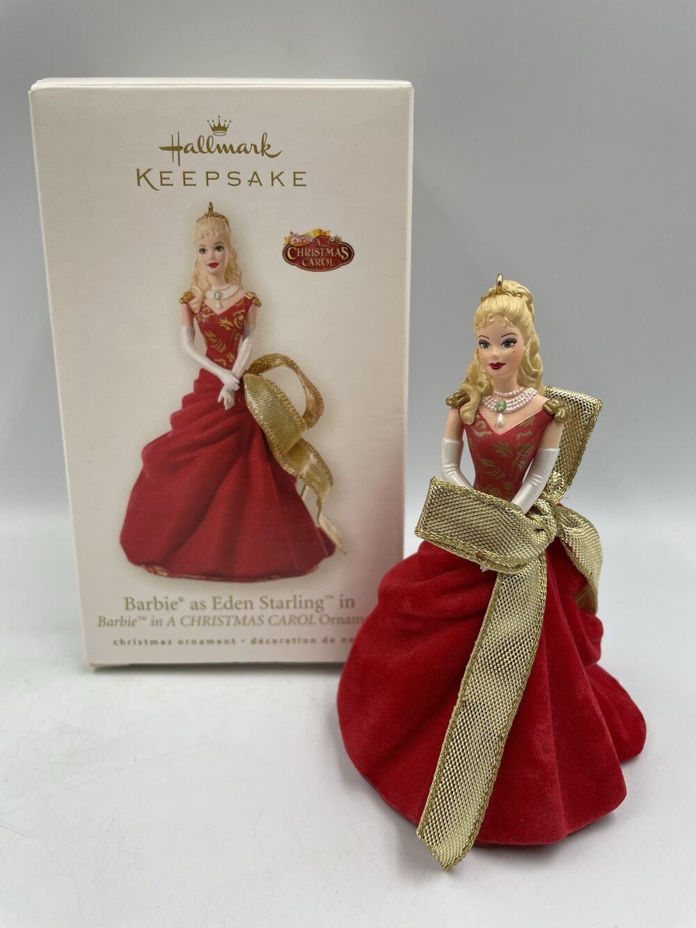 Barbie Eden Starling A Christmas Carol Movie Ornament Hallmark Keepsake 2008